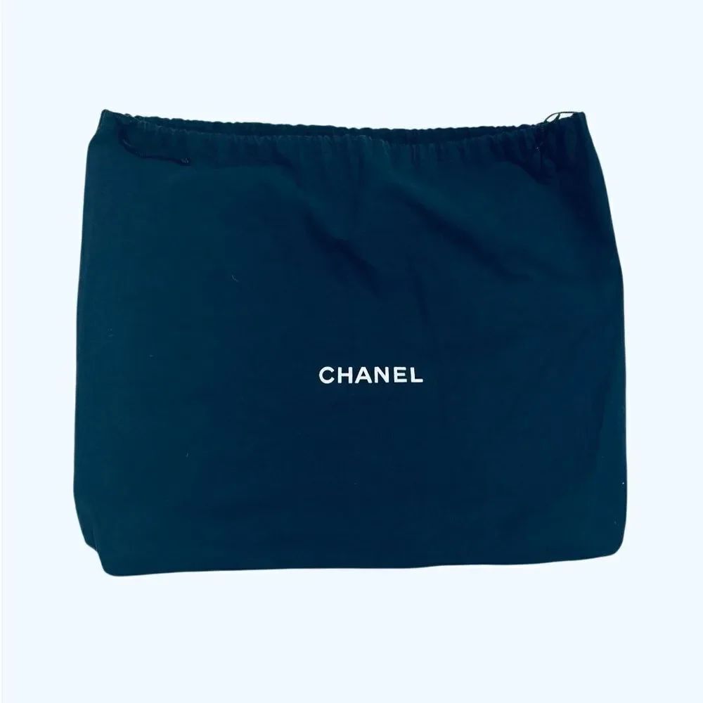 CHANEL Navy Fabric dust bag